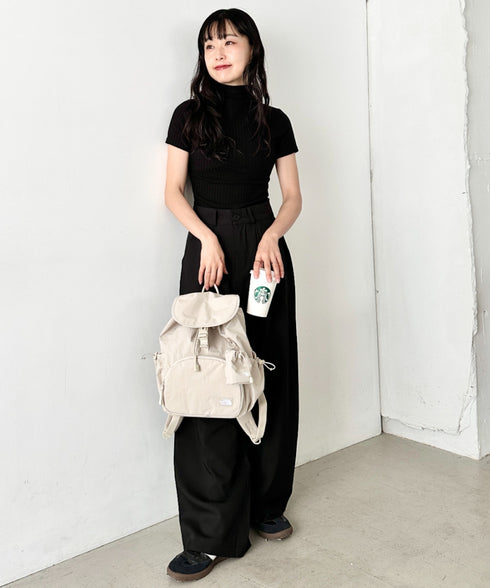 【】THE NORTH FACE(ザ・ノースフェイス)/巾着型 軽量 リュック バックパック/W'S BREEZE BACKPACK S | IM1262073 | サンドベージュ