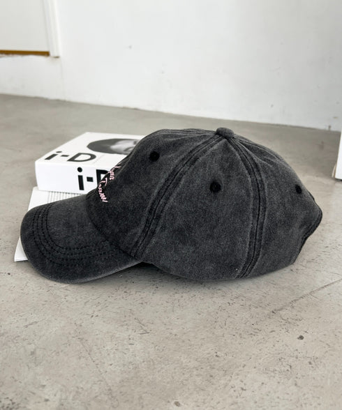 【ヴィンテージ加工・刺繍ロゴ】ウォッシュドベースボールキャップ ローキャップ | WR5265065 | ブラウン