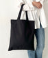 【NEWTRAL(ニュートラル)】/無地トート PC・A4収納可 コットン100% エコバッグ/101 Basic Tote Bag Lサイズ | IM1262092 | ブラック