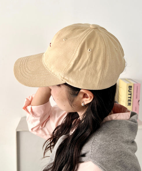 フロント刺繍ロゴキャップ | WR5265060 | ベージュ