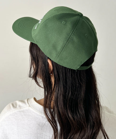 NEWYORKフロント刺繍ロゴキャップ | WR6233002 | ダークグリーン