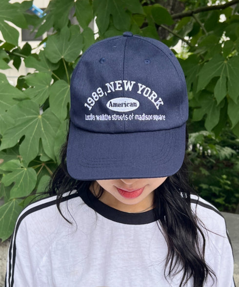 NEWYORKフロント刺繍ロゴキャップ | WR6233002 | ネイビー