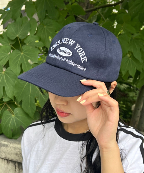 NEWYORKフロント刺繍ロゴキャップ | WR6233002 | ネイビー