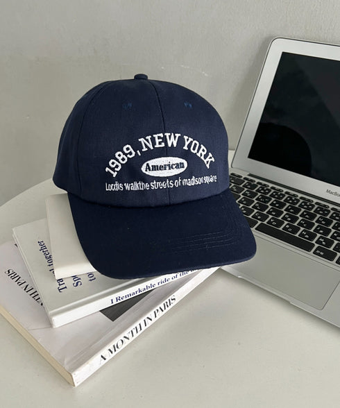 NEWYORKフロント刺繍ロゴキャップ | WR6233002 | ネイビー