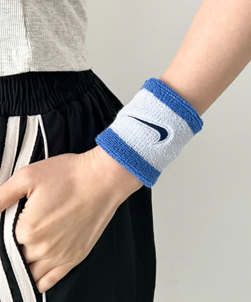 NIKE(ナイキ)/2個セット スウッシュ 刺繍 無地 リストバンド 2パック | IL4212001 | その他9
