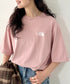 THE NORTH FACE(ザ・ノースフェイス)/ビッグロゴ プリント バンダナ 半袖 Tシャツ/M'S BANDANA S/S R/TEE | IM2251068 | ピンク