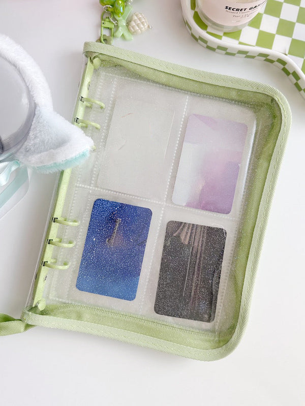 ４色クリアラメカードホルダー(A5) | WO4241610 | グリーン