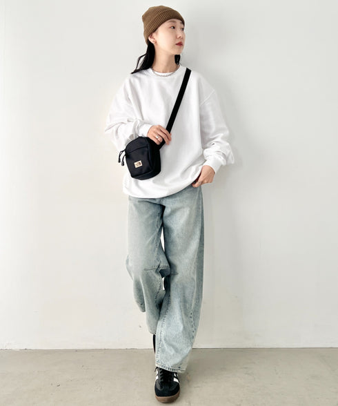 THE NORTH FACE(ザ・ノースフェイス)/長さ調整可能 軽量 ワンポイント ショルダー クロス ミニバッグ/STANDARD CROSS BAG S | IM1254073 | ブラック