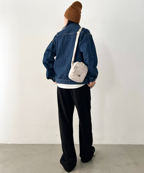 THE NORTH FACE(ザ・ノースフェイス)/長さ調整可能 軽量 ワンポイント ショルダー クロス ミニバッグ/STANDARD CROSS BAG S | IM1254073 | クリーム