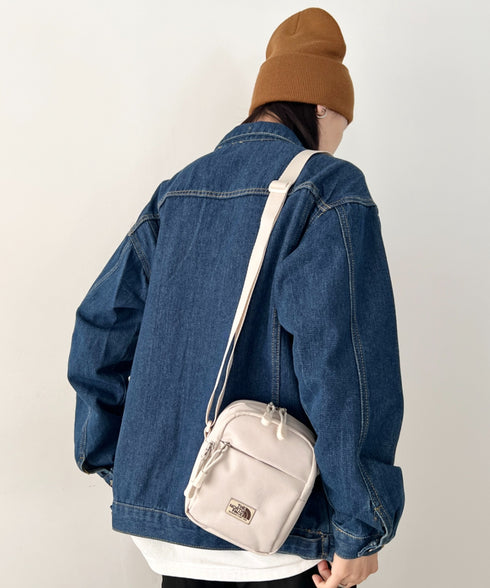 THE NORTH FACE(ザ・ノースフェイス)/長さ調整可能 軽量 ワンポイント ショルダー クロス ミニバッグ/STANDARD CROSS BAG S | IM1254073 | クリーム