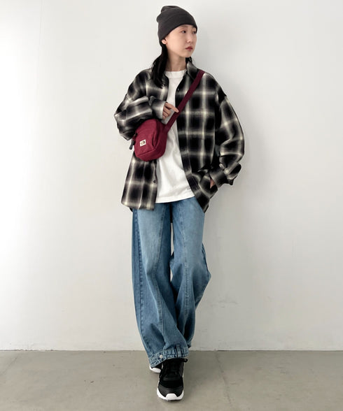 THE NORTH FACE(ザ・ノースフェイス)/長さ調整可能 軽量 ワンポイント ショルダー クロス ミニバッグ/STANDARD CROSS BAG S | IM1254073 | レッド