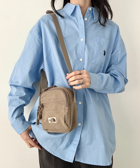 THE NORTH FACE(ザ・ノースフェイス)/長さ調整可能 軽量 ワンポイント ショルダー クロス ミニバッグ/STANDARD CROSS BAG S | IM1254073 | ブラウン