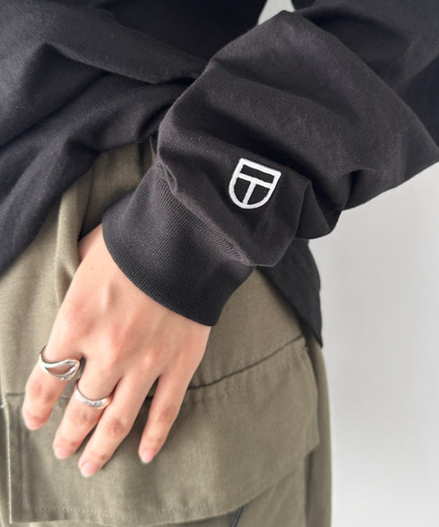 NEWTRAL(ニュートラル)/210 5.6oz Standard Emblem LS T/サイズ展開多数 コットン 無地 ロンT Tシャツ 長袖 カットソー | NT2009010 | ブラック