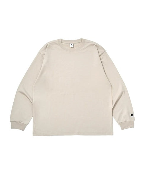 NEWTRAL(ニュートラル)/210 5.6oz Standard Emblem LS T/サイズ展開多数 コットン 無地 ロンT Tシャツ 長袖 カットソー | NT2009010 | サンドベージュ