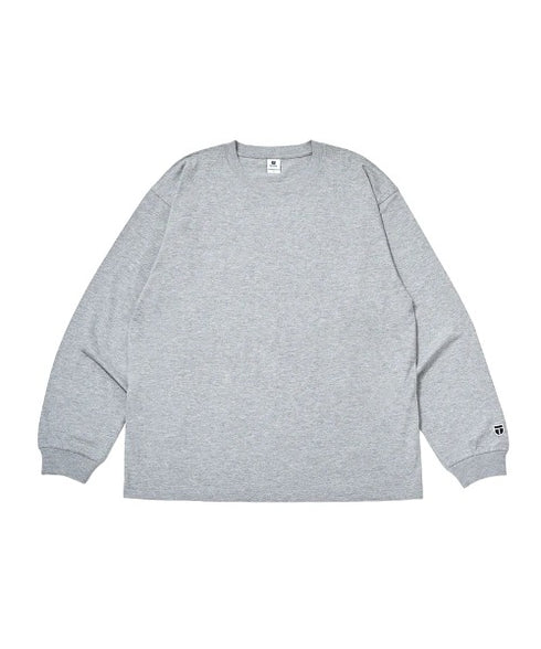 NEWTRAL(ニュートラル)/210 5.6oz Standard Emblem LS T/サイズ展開多数 コットン 無地 ロンT Tシャツ 長袖 カットソー | NT2009010 | グレー