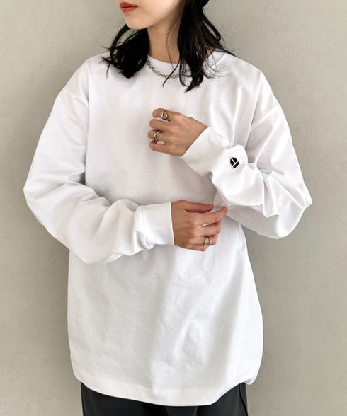 NEWTRAL(ニュートラル)/212 9.8oz Super Heavy Emblem LS T/サイズ展開多数 コットン 無地 スーパーヘビーロンT | NT2009012 | ホワイト