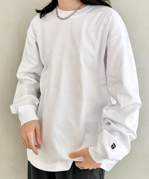 NEWTRAL(ニュートラル)/212 9.8oz Super Heavy Emblem LS T/サイズ展開多数 コットン 無地 スーパーヘビーロンT | NT2009012 | ホワイト