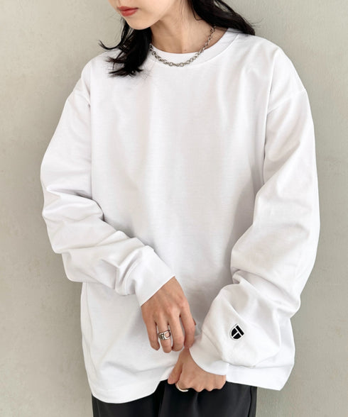 NEWTRAL(ニュートラル)/212 9.8oz Super Heavy Emblem LS T/サイズ展開多数 コットン 無地 スーパーヘビーロンT | NT2009012 | ホワイト