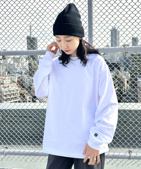 NEWTRAL(ニュートラル)/212 9.8oz Super Heavy Emblem LS T/サイズ展開多数 コットン 無地 スーパーヘビーロンT | NT2009012 | ホワイト