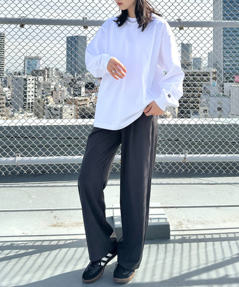 NEWTRAL(ニュートラル)/212 9.8oz Super Heavy Emblem LS T/サイズ展開多数 コットン 無地 スーパーヘビーロンT | NT2009012 | ホワイト