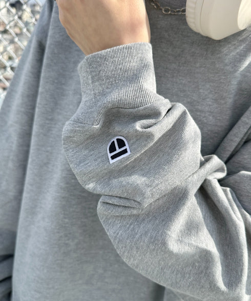 NEWTRAL(ニュートラル)/212 9.8oz Super Heavy Emblem LS T/サイズ展開多数 コットン 無地 スーパーヘビーロンT | NT2009012 | グレー