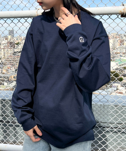 NEWTRAL(ニュートラル)/212 9.8oz Super Heavy Emblem LS T/サイズ展開多数 コットン 無地 スーパーヘビーロンT | NT2009012 | ネイビー