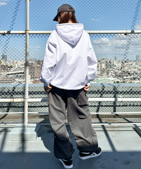 NEWTRAL(ニュートラル)/216 11.2oz Standard Emblem PO Hoodie/オーバーサイズ 裏毛 起毛なし 無地 ワッペン ワンポイント スウェット パーカー フーディー | NT2009016 | ホワイト