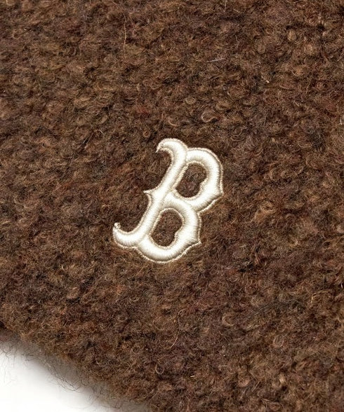 MLB KOREA(エムエルビーコリア)/猫耳 ねこ耳ビーニー 耳付き ロゴパッチ ワッペン ビーニー ニット帽 フラップニットキャップ/Miyaong Earflap Beanie | AT5254071 | ブラウン