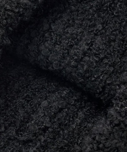 MLB KOREA(エムエルビーコリア)/猫耳 ねこ耳ビーニー 耳付き ロゴパッチ ワッペン ビーニー ニット帽/Plush Miyaong Beanie | AT5254072 | ブラック