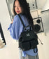 MUCENT(ムセント)/ミニ ポケット リュック バックパック/AREN TWO POCKET LEATHER MINI BACKPACK | AT1254078 | ブラック