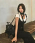 MUCENT(ムセント)/ミニ ポケット リュック バックパック/AREN TWO POCKET LEATHER MINI BACKPACK | AT1254078 | ブラック