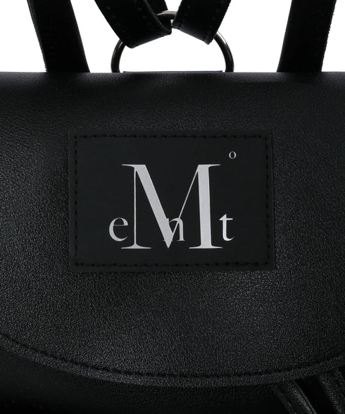 MUCENT(ムセント)/ミニ ポケット リュック バックパック/AREN TWO POCKET LEATHER MINI BACKPACK | AT1254078 | ブラック