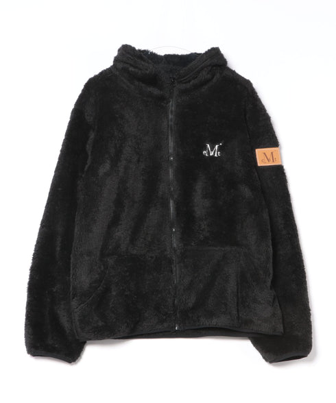 MUCENT(ムセント)/ボア フリース ジャケット/BOLLI CURLY FLEECE HOOD ZIP-UP | AT2254082 | ブラック