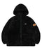 MUCENT(ムセント)/ボア フリース ジャケット/BOLLI CURLY FLEECE HOOD ZIP-UP | AT2254082 | ブラック