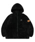 MUCENT(ムセント)/ボア フリース ジャケット/BOLLI CURLY FLEECE HOOD ZIP-UP | AT2254082 | ブラック