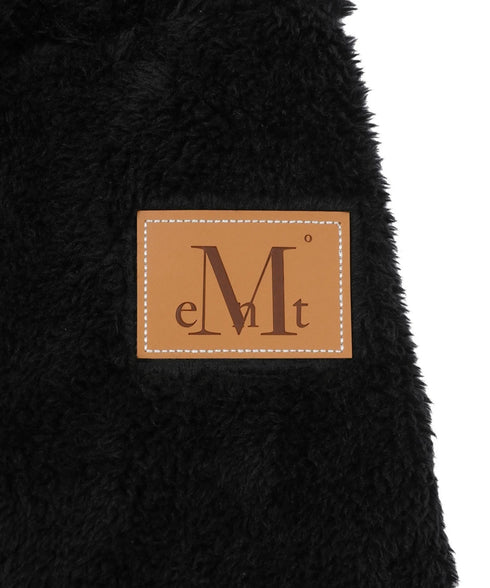 MUCENT(ムセント)/ボア フリース ジャケット/BOLLI CURLY FLEECE HOOD ZIP-UP | AT2254082 | ブラック