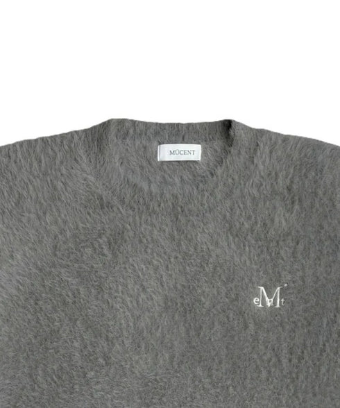 MUCENT(ムセント)/アンゴラ オーバーサイズ シャギー ニット/NEUSS ANGORA LOOSE-FIT KNIT | AT2254084 | チャコールグレー
