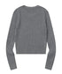 MUCENT(ムセント)/Vネック クロップ ケーブル ニット/PRIMROSE V-NECK CROP KNIT | AT2254085 | グレー