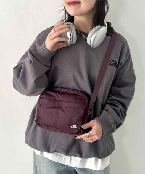 THE NORTH FACE(ザ・ノースフェイス)/軽量 スクエア ショルダーバッグ クロスバッグ/TRAVEL CROSS BAG S | IM1254100 | ワインレッド