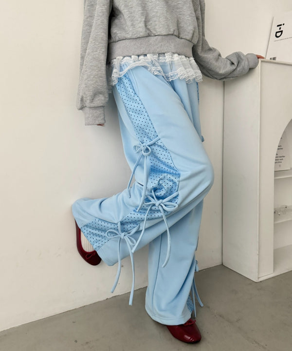 ドットリボンスウェットパンツ | SL2265013 | ライトブルー