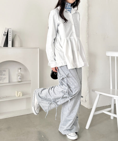 ドットリボンスウェットパンツ | SL2265013 | グレー