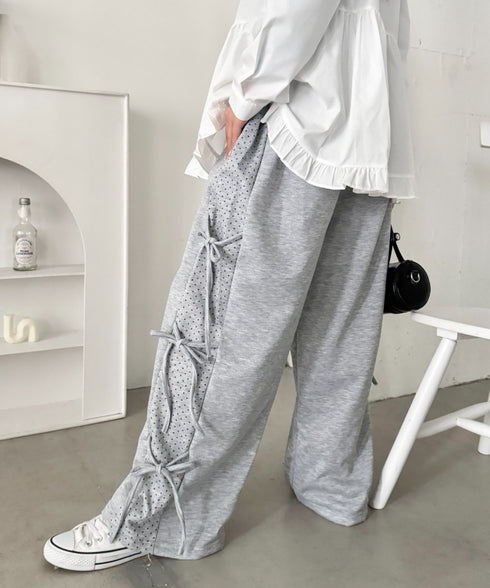 ドットリボンスウェットパンツ | SL2265013 | グレー
