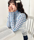 ギンガムチェックシアーハイネックトップス | SL2261012 | ライトブルー