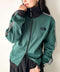 THE NORTH FACE(ザ・ノースフェイス)/トラックジャケット トラックブルゾン ジャージ  スタンドネック  ロゴ刺繍/TNF TRACK JACKET | IM2254101 | グリーン