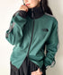 THE NORTH FACE(ザ・ノースフェイス)/トラックジャケット トラックブルゾン ジャージ  スタンドネック  ロゴ刺繍/TNF TRACK JACKET | IM2254101 | グリーン