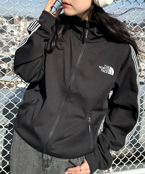 THE NORTH FACE(ザ・ノースフェイス)/トラックジャケット トラックブルゾン ジャージ  スタンドネック  ロゴ刺繍/TNF TRACK JACKET | IM2254101 | ブラック