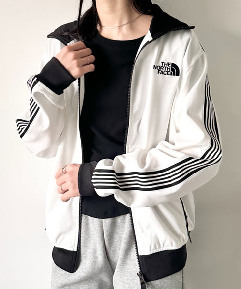 THE NORTH FACE(ザ・ノースフェイス)/トラックジャケット トラックブルゾン ジャージ  スタンドネック  ロゴ刺繍/TNF TRACK JACKET | IM2254101 | オフホワイト