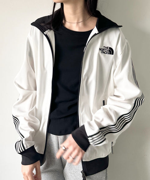 THE NORTH FACE(ザ・ノースフェイス)/トラックジャケット トラックブルゾン ジャージ  スタンドネック  ロゴ刺繍/TNF TRACK JACKET | IM2254101 | オフホワイト