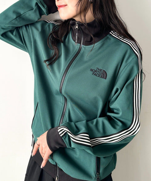 THE NORTH FACE(ザ・ノースフェイス)/トラックジャケット トラックブルゾン ジャージ  スタンドネック  ロゴ刺繍/TNF TRACK JACKET | IM2254101 | グリーン