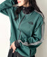 THE NORTH FACE(ザ・ノースフェイス)/トラックジャケット トラックブルゾン ジャージ  スタンドネック  ロゴ刺繍/TNF TRACK JACKET | IM2254101 | グリーン
